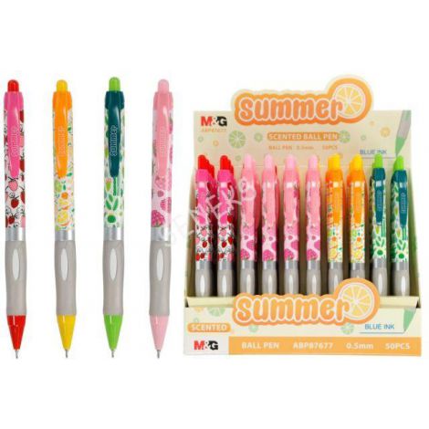 Długopis zapachowy M&G Summer 0.5mm Niebieski - 2